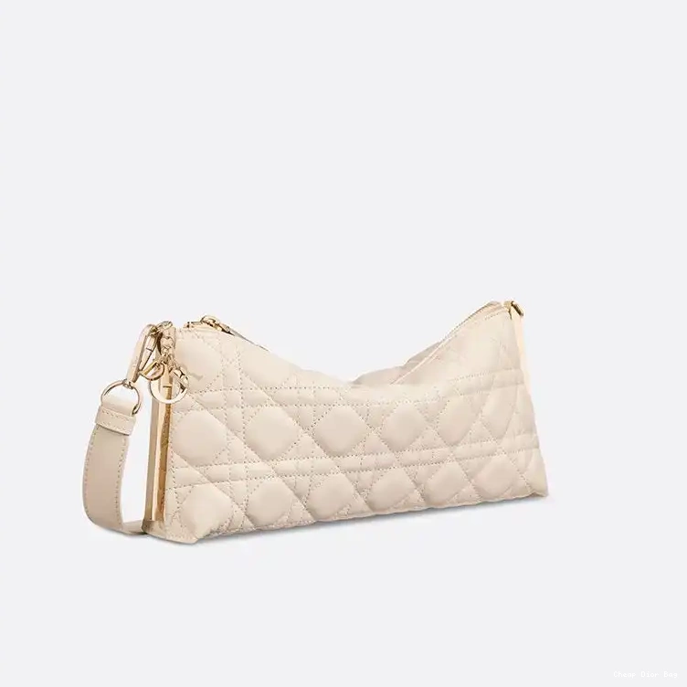 Dior Outlet Dior Lambskin Club Cannage Beige Bag 0509